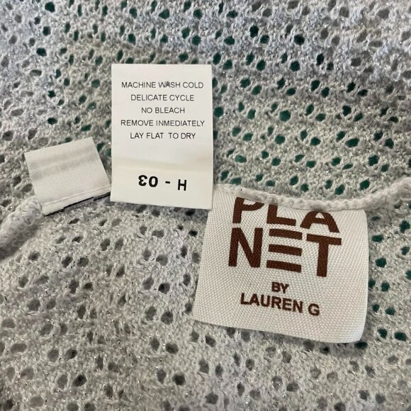 PLANET Size OS Top Blouse Long Sleeve Knit Top Lagenlook Boho Laura Grossman - Picture 6 of 6